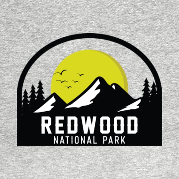 Redwood National park - Authentic Badge by lada untung